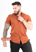 Camisa Chalis Terracota