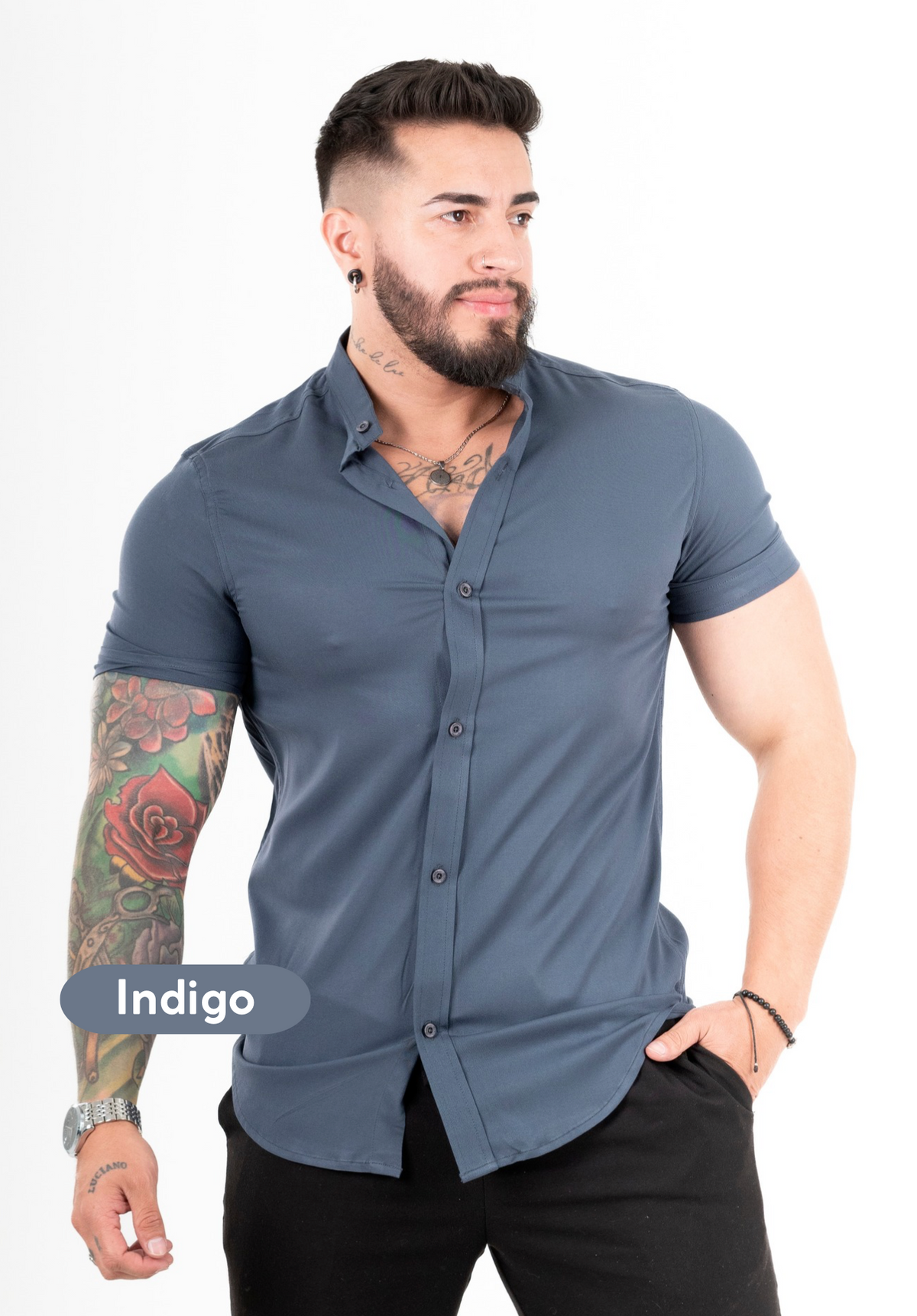 Camisa Chalis Índigo