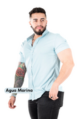 Camisa Chalis Agua Marina