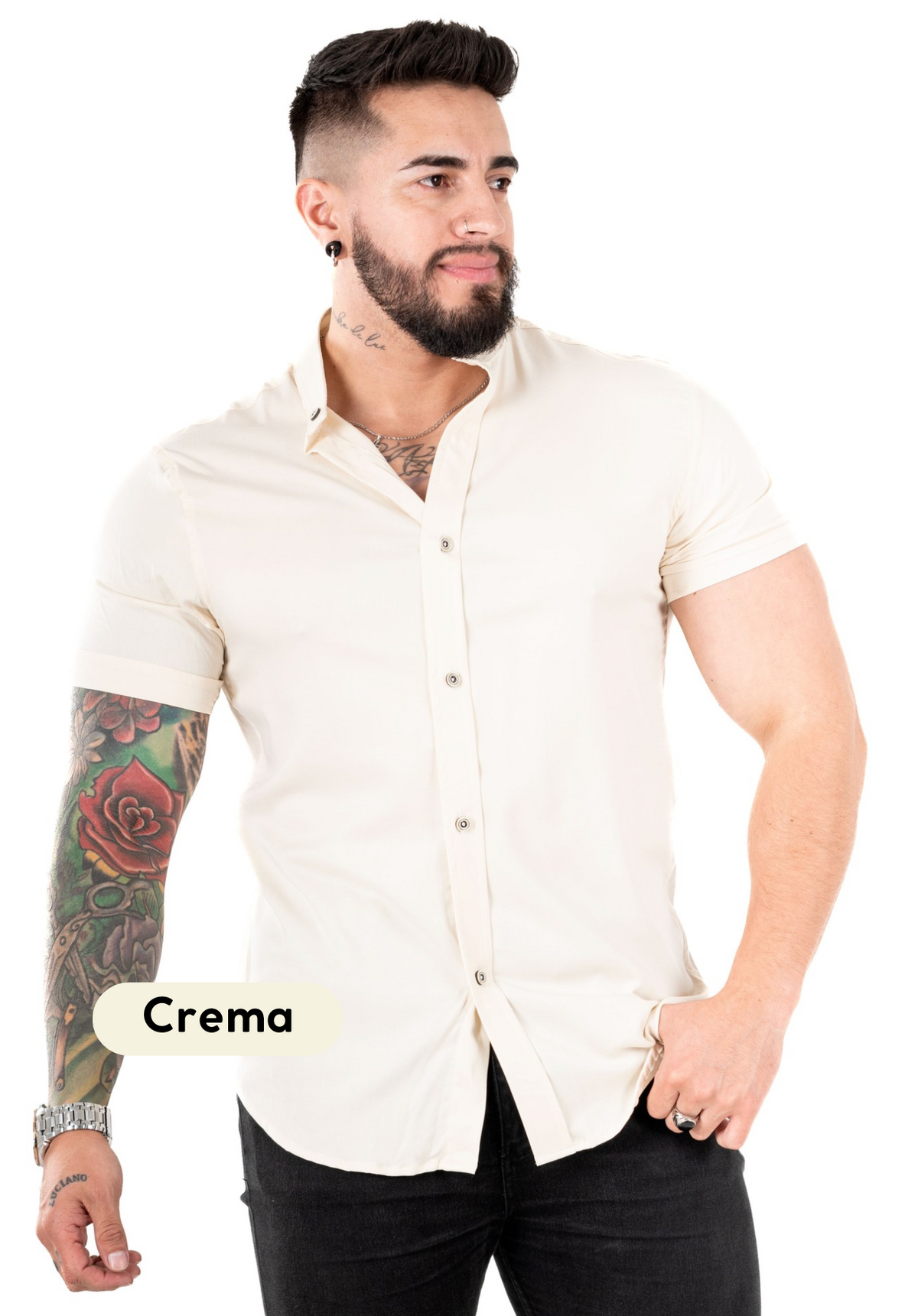 Camisa Chalis Crema