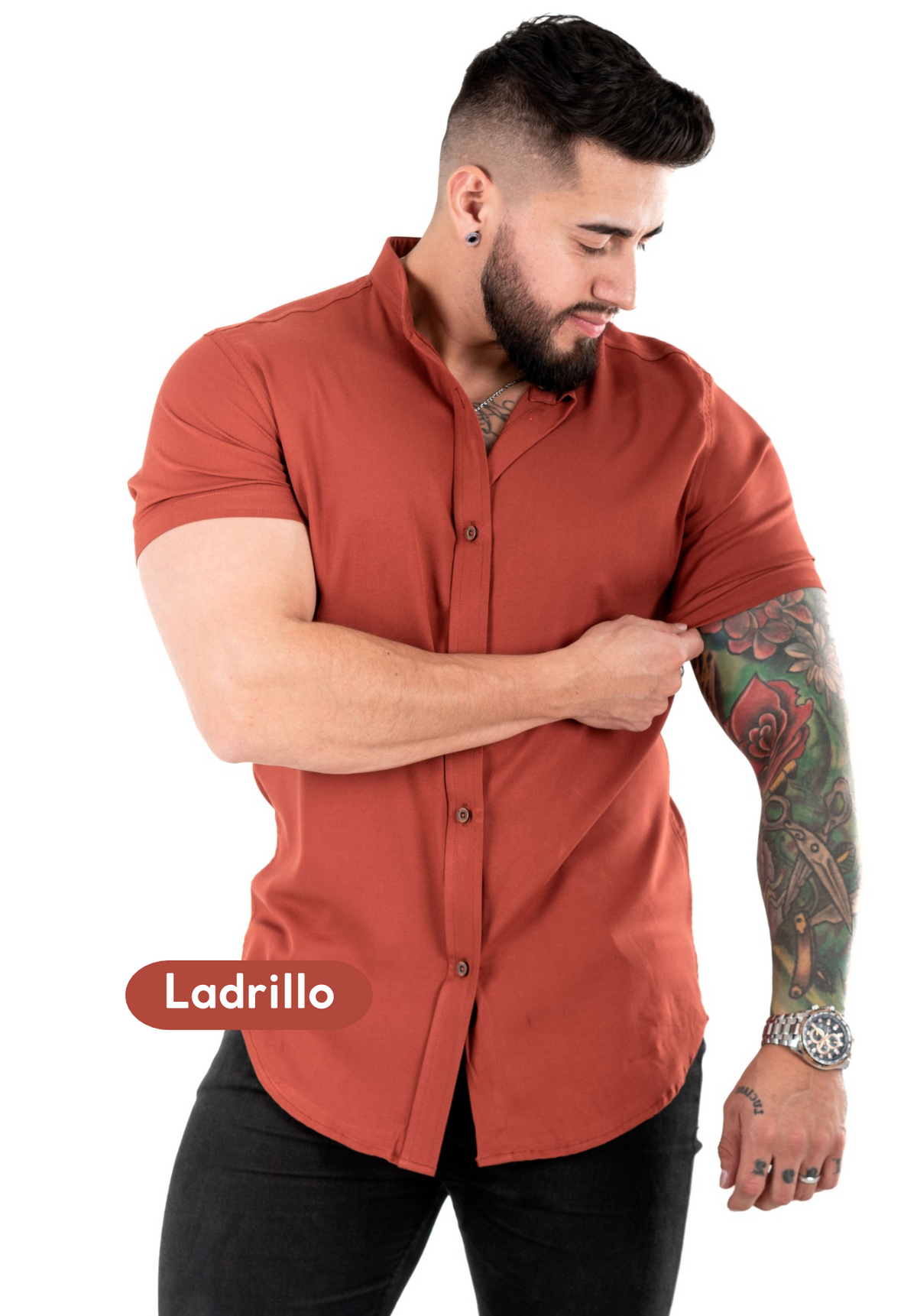Camisa Chalis Ladrillo