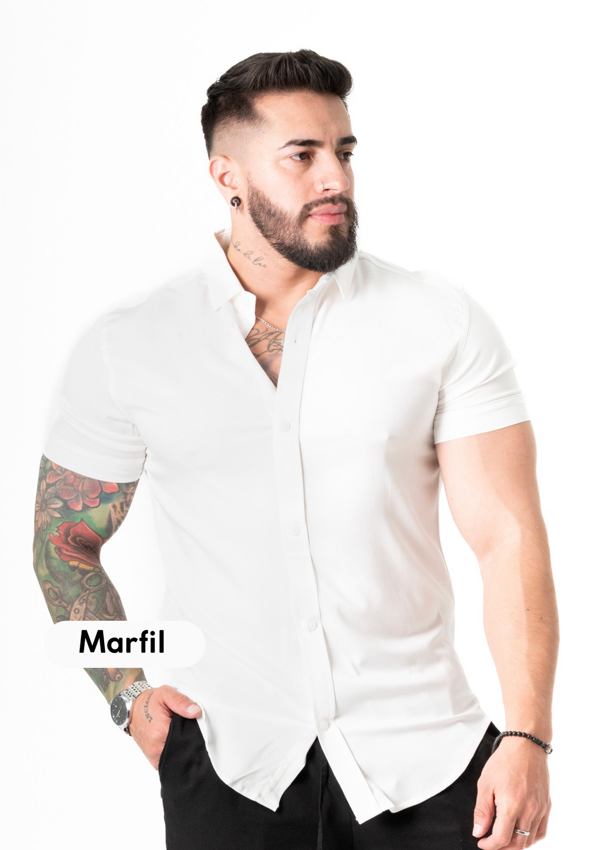 Camisa Chalis Marfil