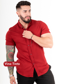 Camisa Chalis Vino Tinto