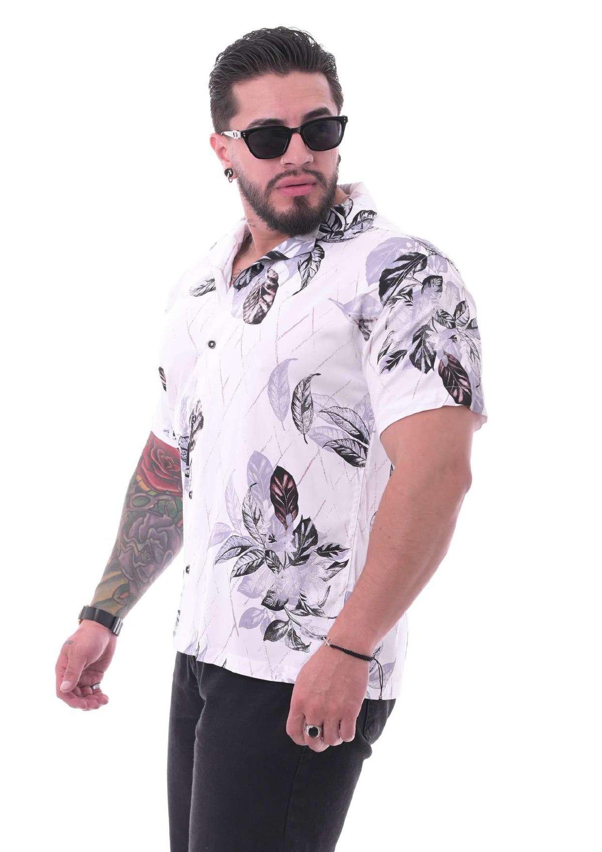 Camisa Box fit Estampado