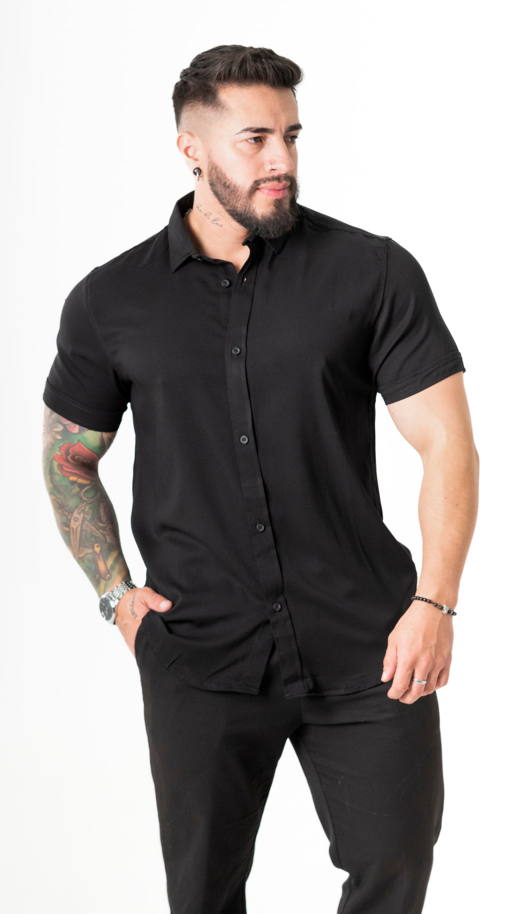 Camisa chalis Cuello clásico