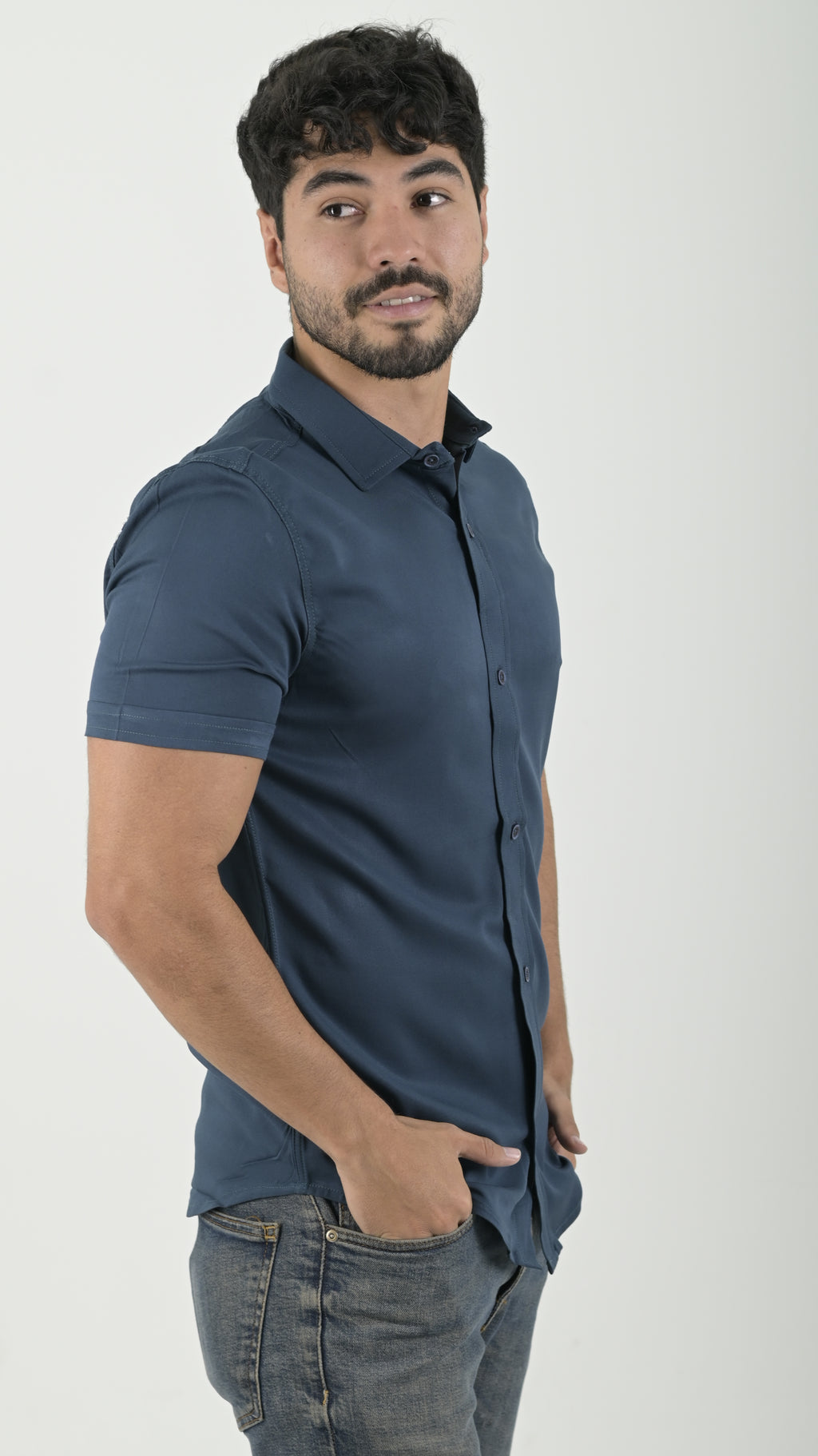 Camisa chalis Cuello clásico
