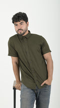 Camisa Chalis cuello Clasico Verde milit