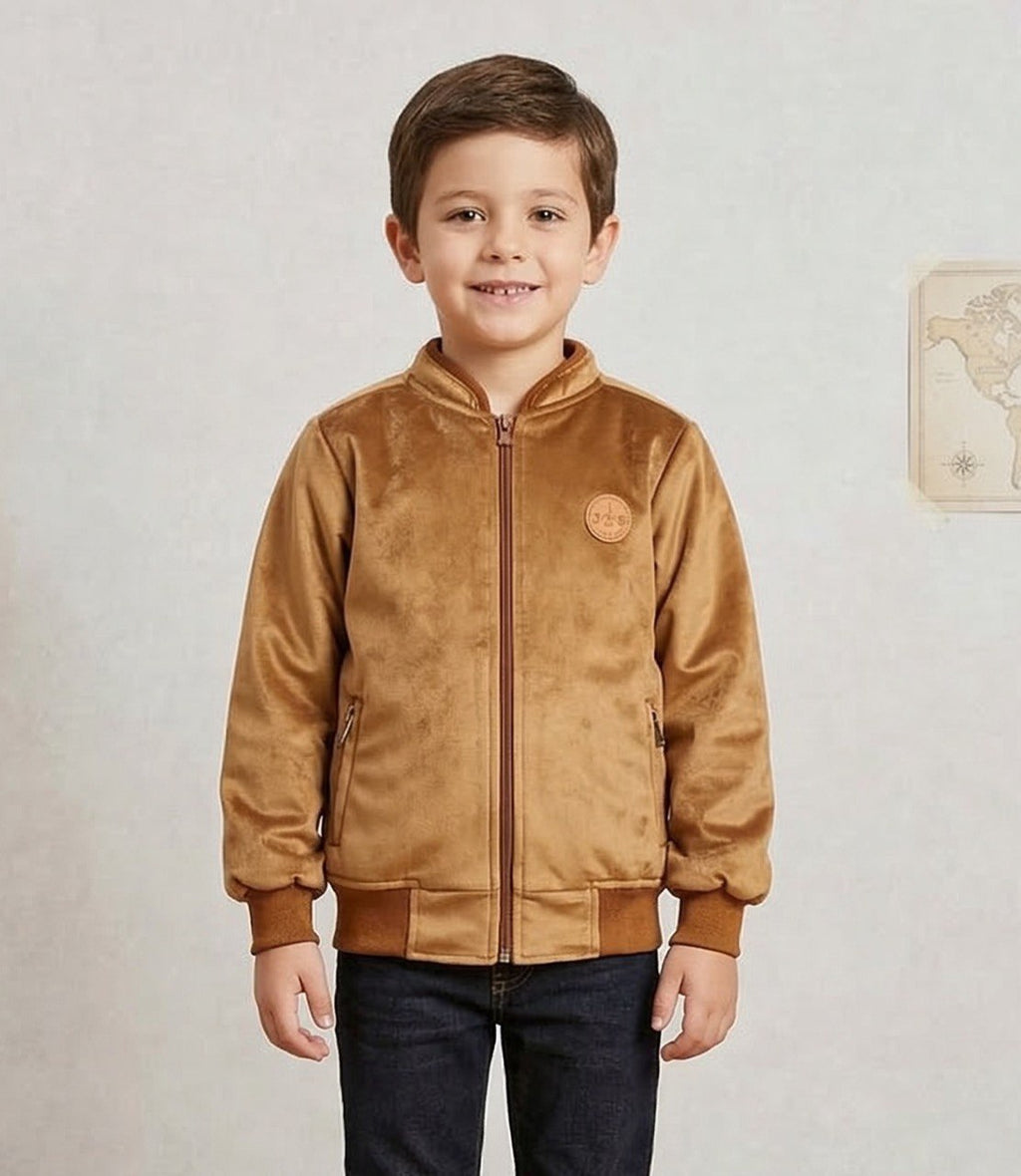 Chaqueta clásica gamuza niño T36-1