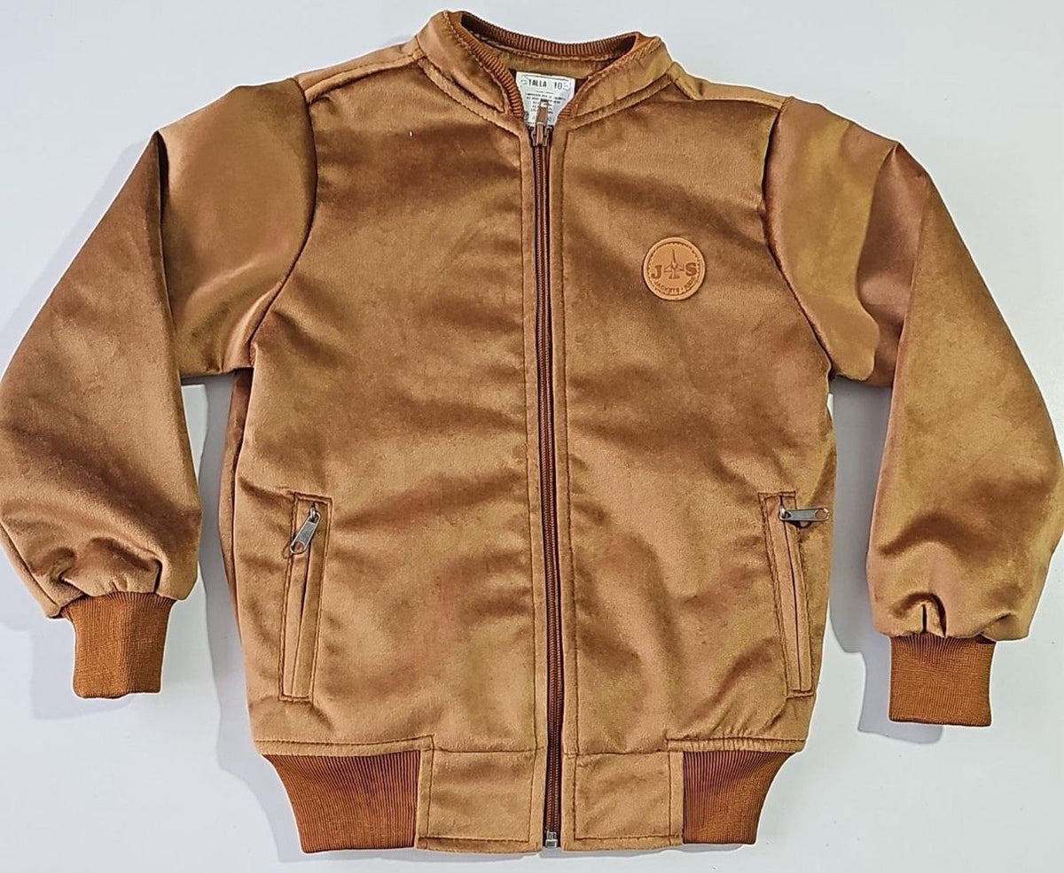 Chaqueta clásica gamuza niño T36-1