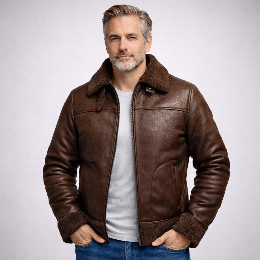 CHAQUETA MEN PILOTO OVEJERA CLASICA