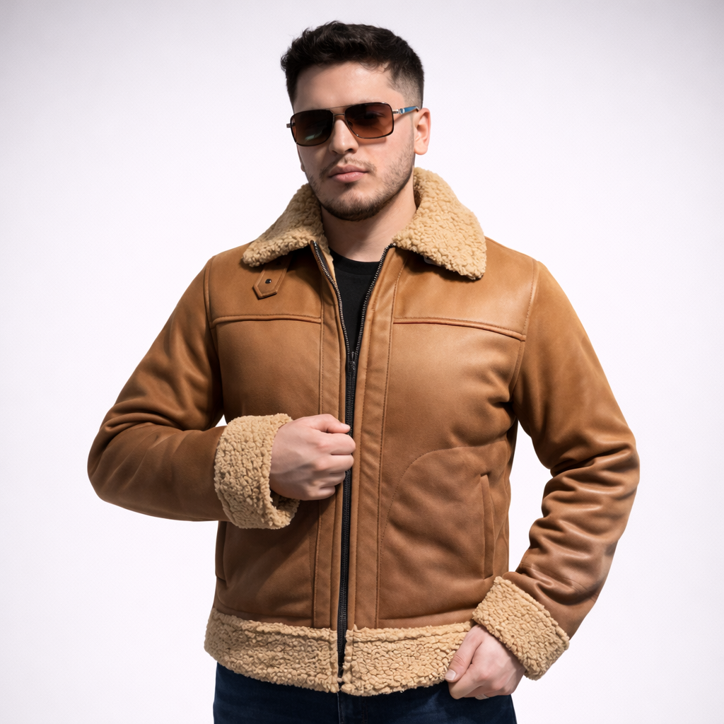 CHAQUETA MEN PILOTO OVEJERA CLASICA