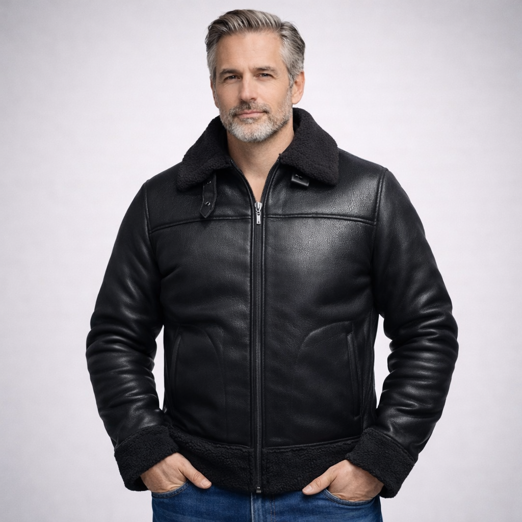 CHAQUETA MEN PILOTO OVEJERA CLASICA