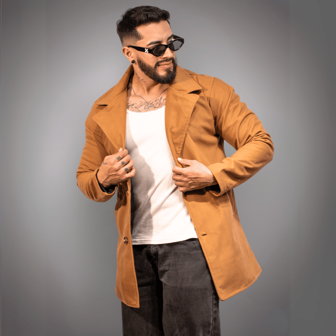 GABAN HOMBRE PAÑO ELEGANTE