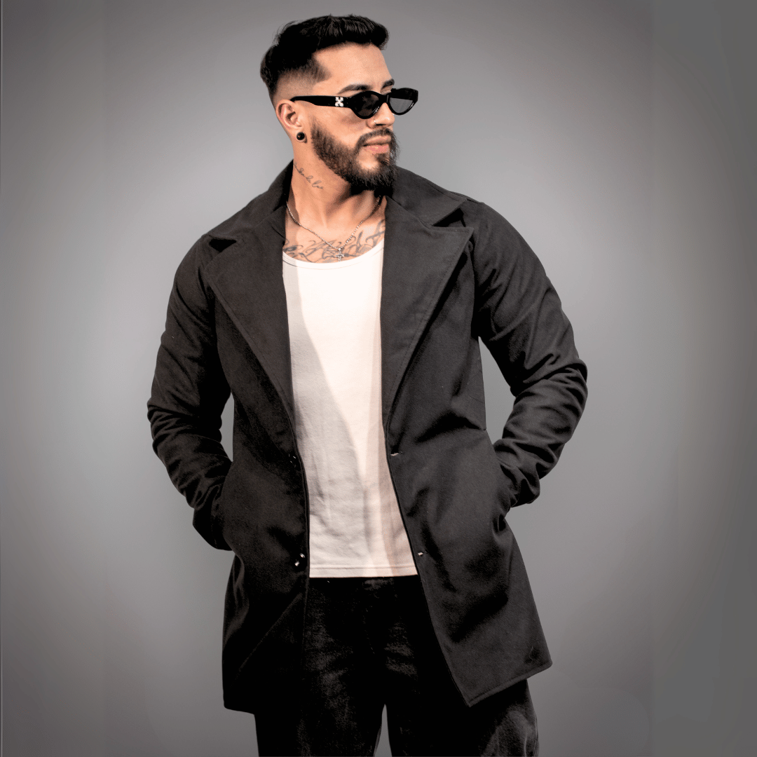 GABAN HOMBRE PAÑO ELEGANTE