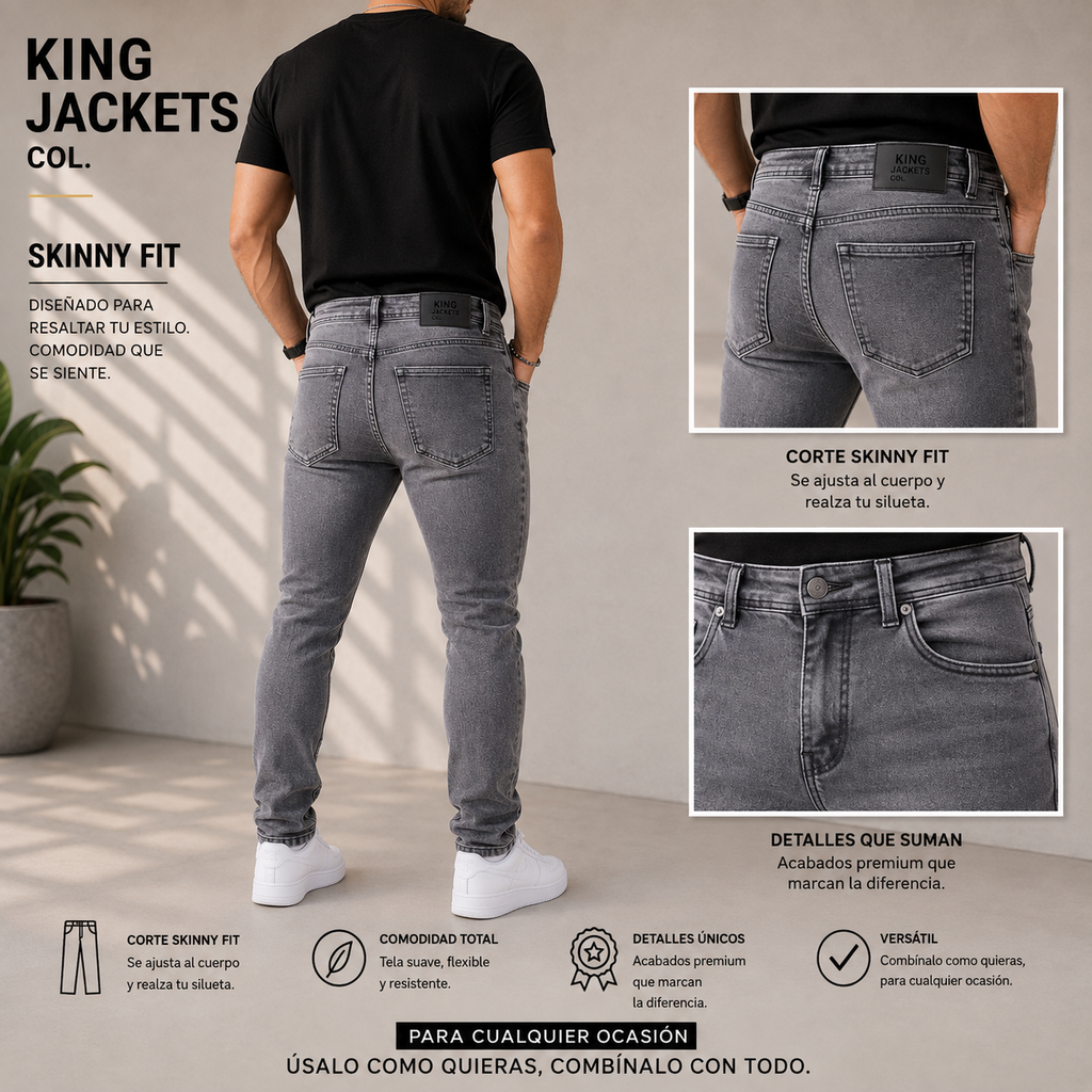 JEAN PARA HOMBRE CLÁSICO REF. 25-903