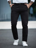 Pantalón Clásico Flexible Para Hombre®️