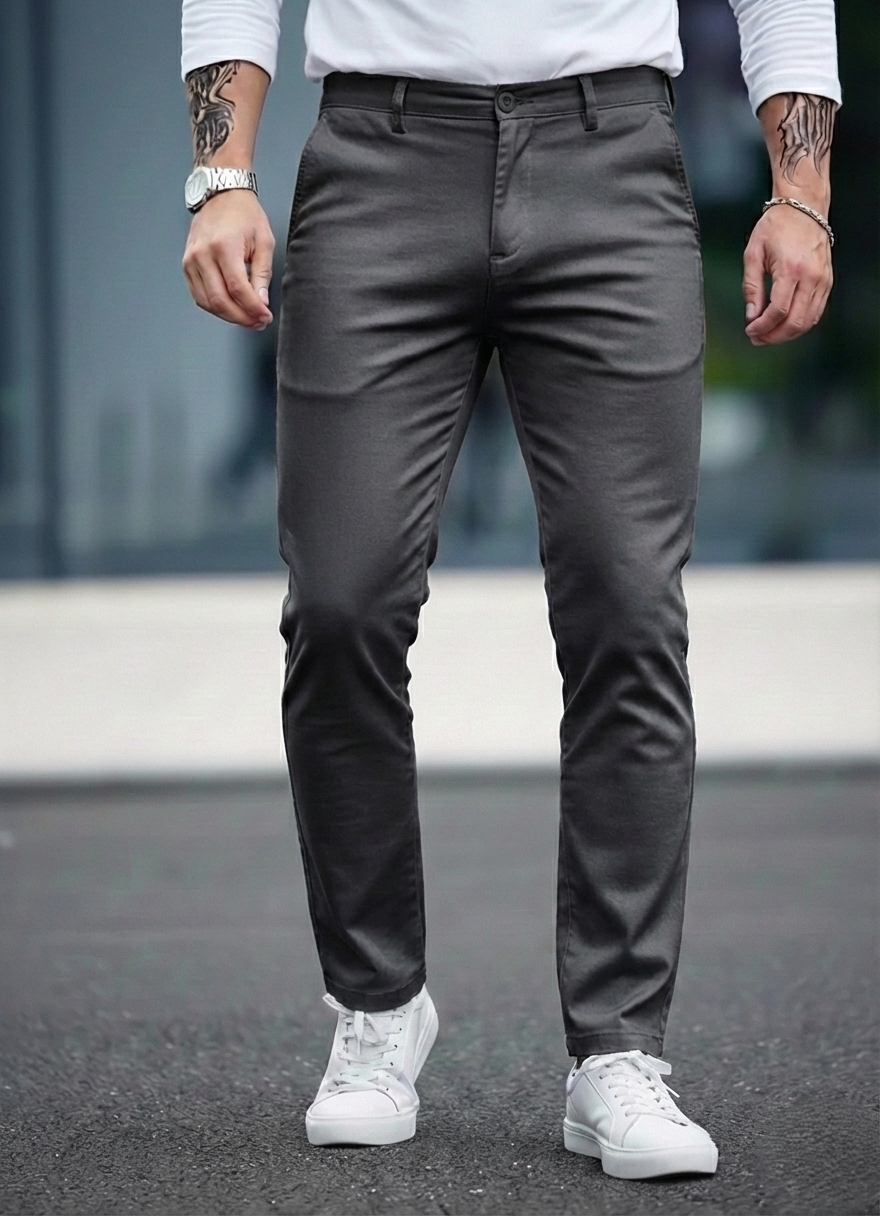 Pantalón Clásico Flexible Para Hombre®️