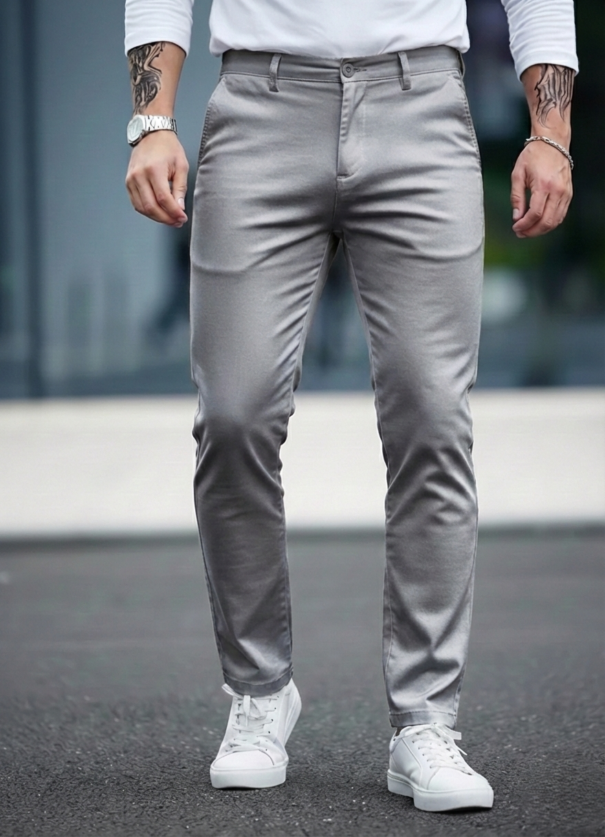 Pantalón Clásico Flexible Para Hombre®️