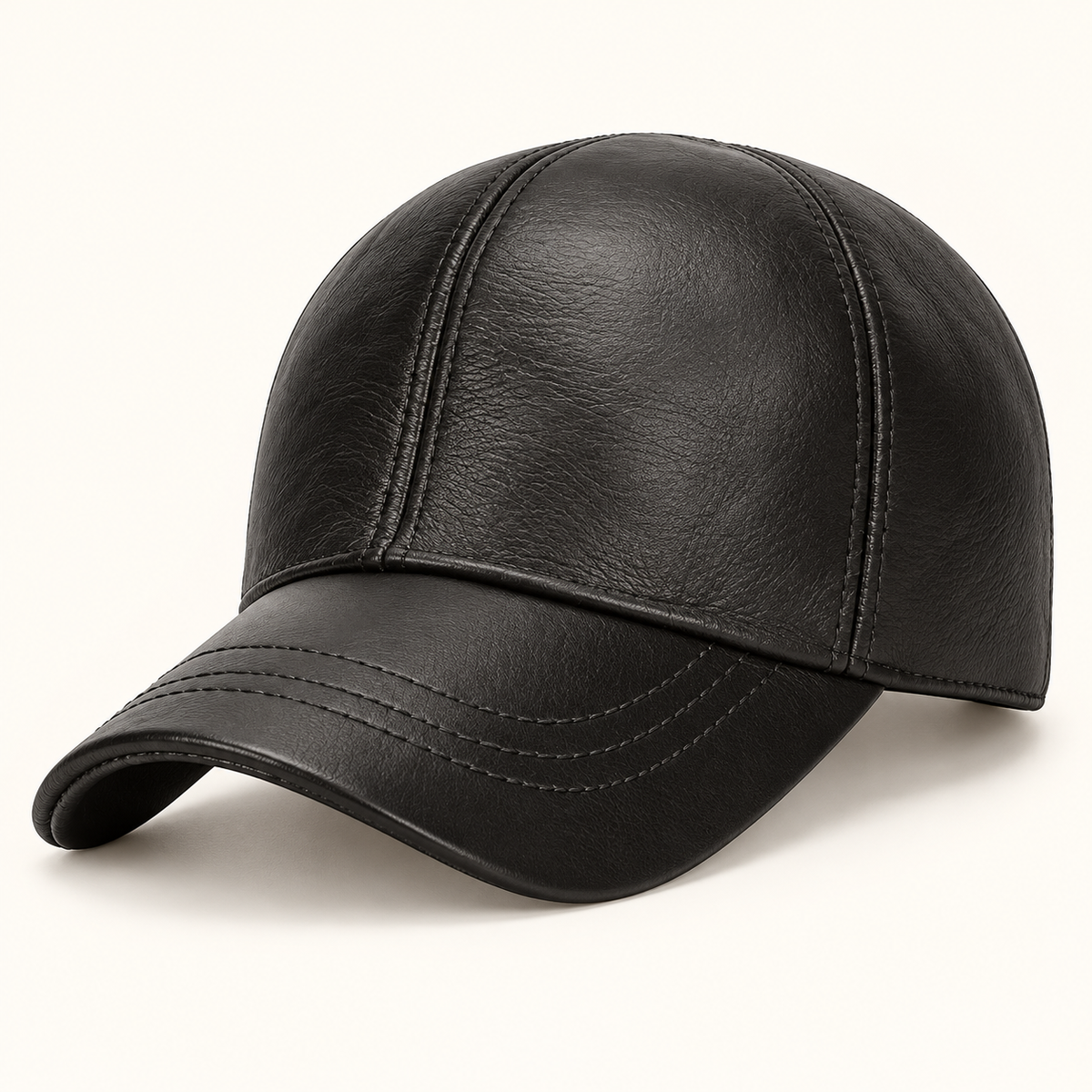 Gorra Cuero 100% Cachucha Ajustable